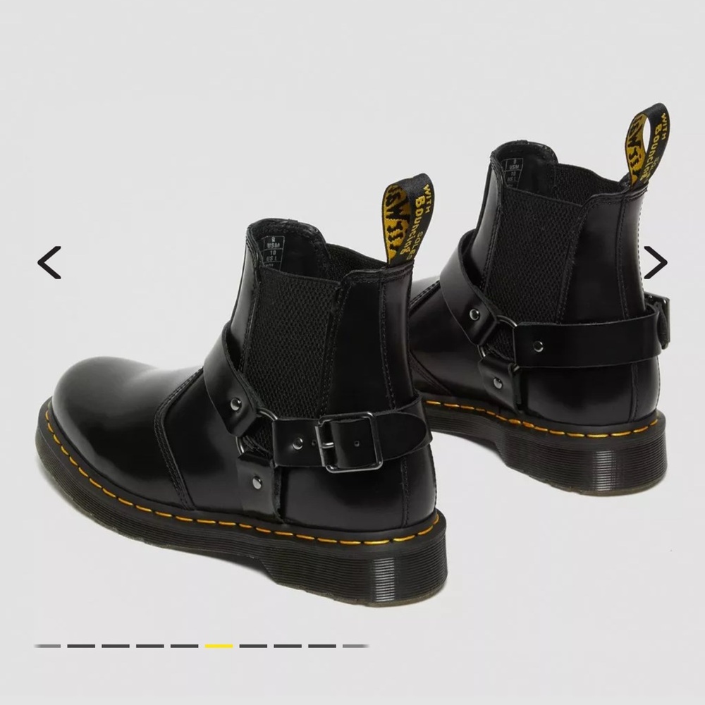 NWT DR. MARTENS WINCOX SMOOTH LEATHER BUCKLE BOOTS - Picture 7 of 11